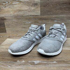Adidas QT Racer 2.0 Gray/White Running Shoes Women's Size 10